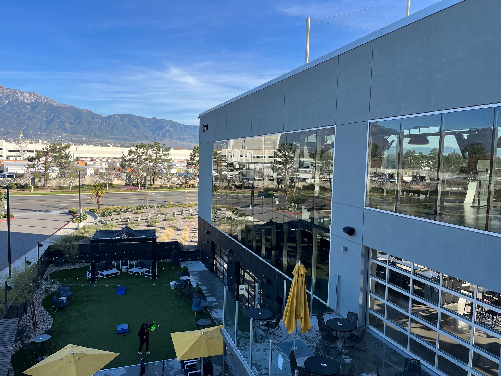 Exterior of an office building